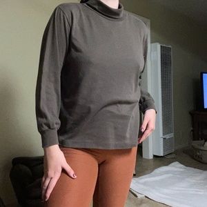 Brown Turtle Neck